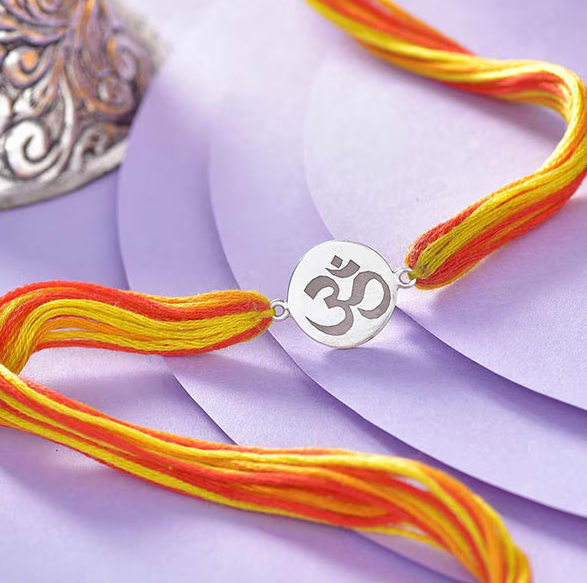 Pure Silver Rakhi For Rakshabandan