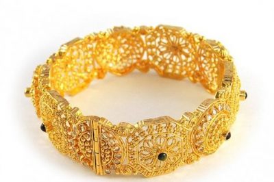 Kada gold bangles