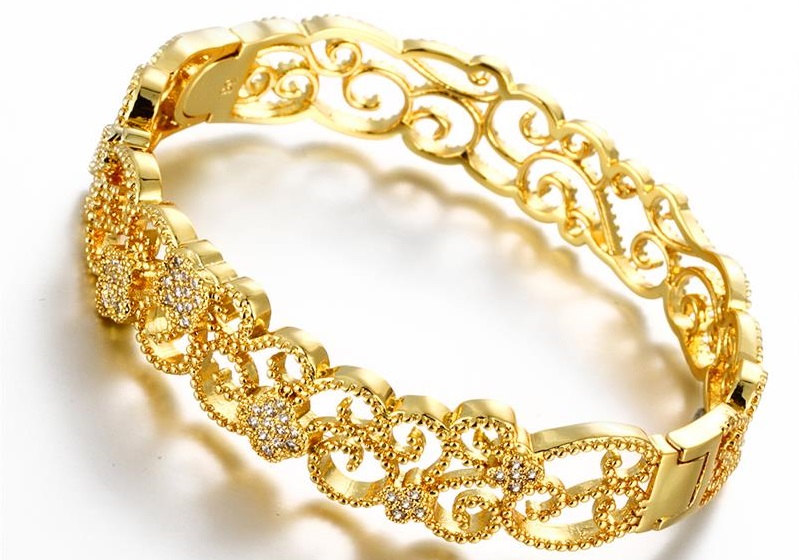 Kada gold bangles – Dhanalakshmi Jewellers