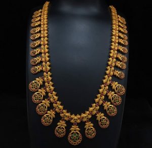 Elegant Latest Beautiful Gold Haara Designs