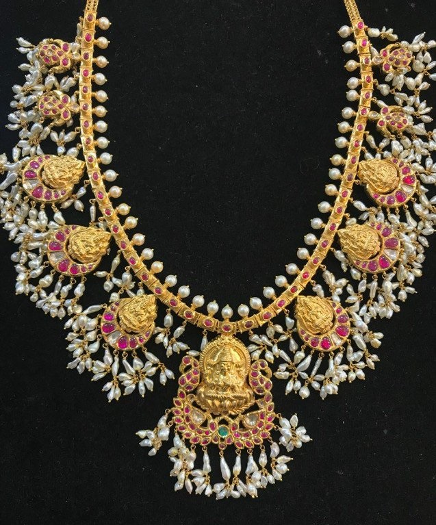 Guttapusalu Short Necklace Designs - Dhanalakshmi Jewellers