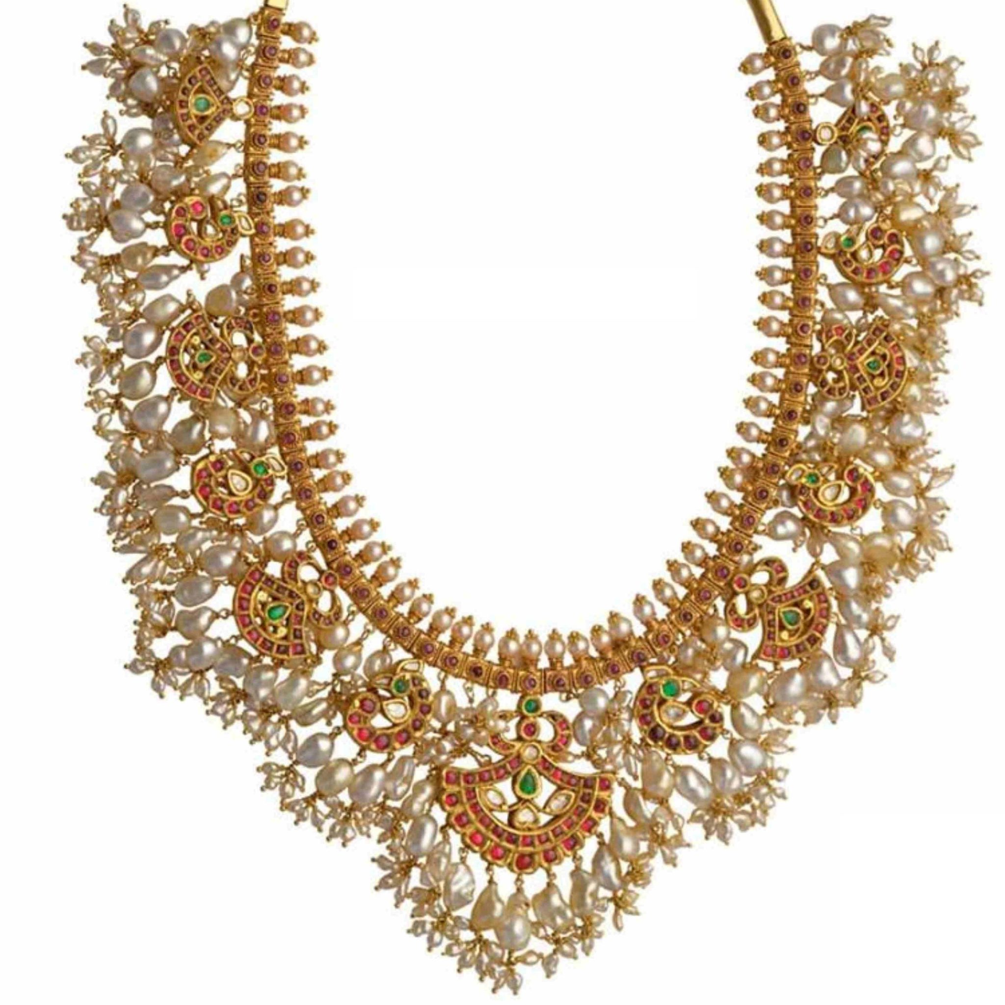 Guttapusalu Short Necklace Designs | Dhanalakshmi Jewellers