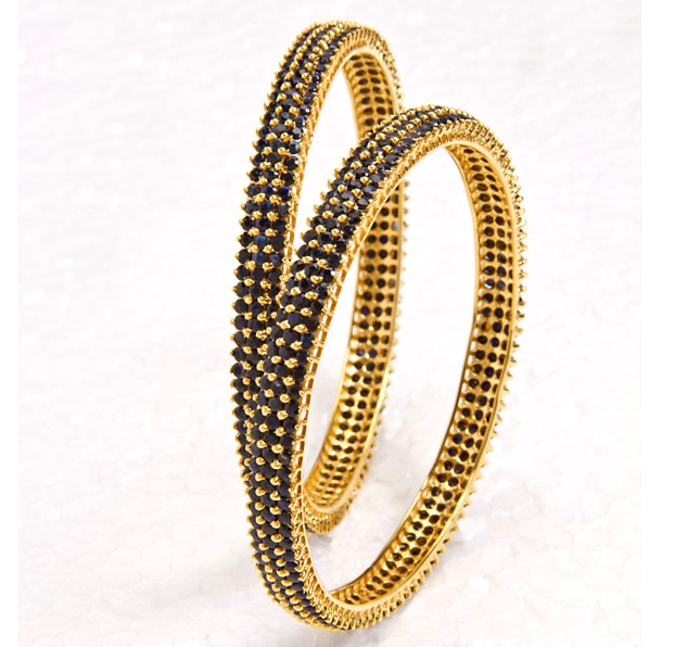 Gold Plated Designer Bracelet With Black Beads for Kids | indian Breacelet  | Lazada