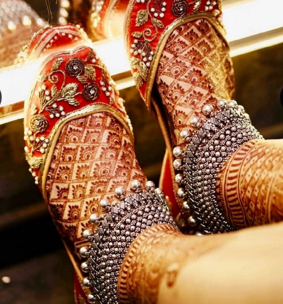 Silver Anklets Designs for Bride - Dhanalakshmi Jewellers