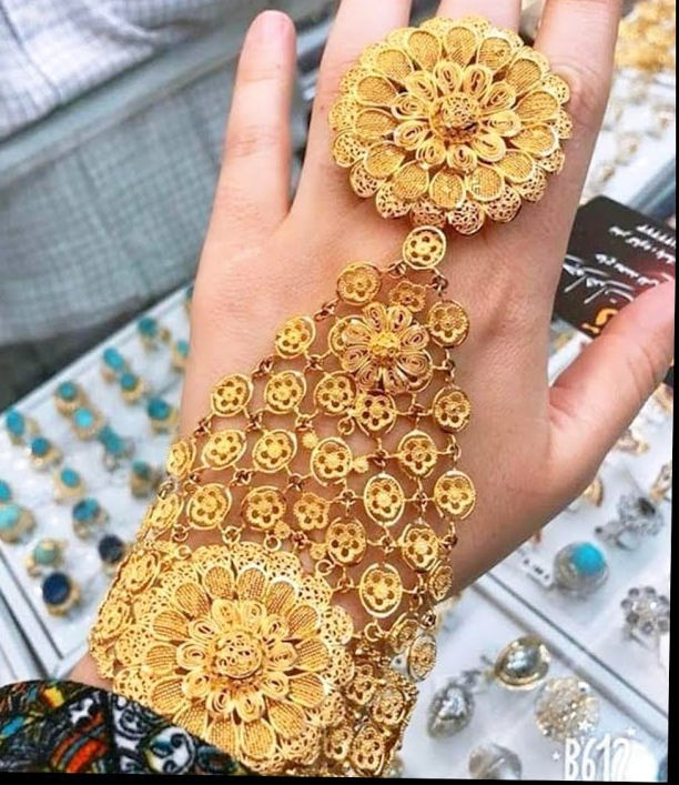 Buy Deepu's Best Diamond Hand Bracelet/kadali Silver for Girl's 2 Pcs  Online in India - Etsy