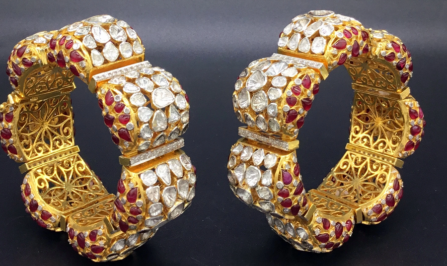 Discover more than 73 diamond polki bracelet - 3tdesign.edu.vn