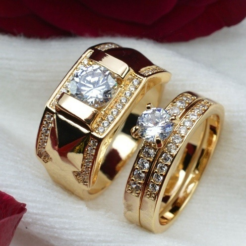 Buy Gold Couple Rings Online In India - Etsy India