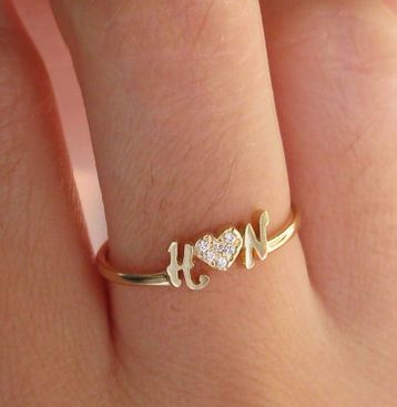 Custom Two Name Rings Couple Rings For Lovers Double Name Ring New Mom Gift  Mother Daughter Family Ring Adjustable Bague Wedding - AliExpress