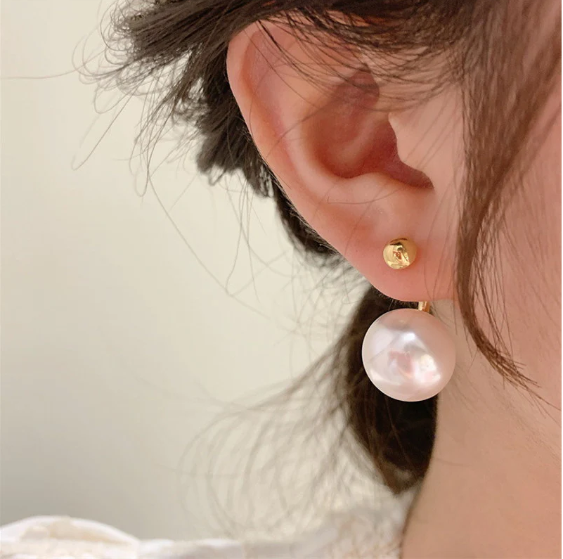Latest Ear Jacket Earring Designs Gold - Dhanalakshmi Jewellers