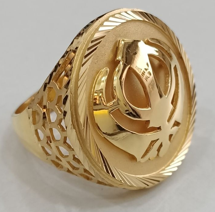 TEX 14K Yellow Gold Mens Nugget Design Fashion Ring 10 Grams (8)|Amazon.com