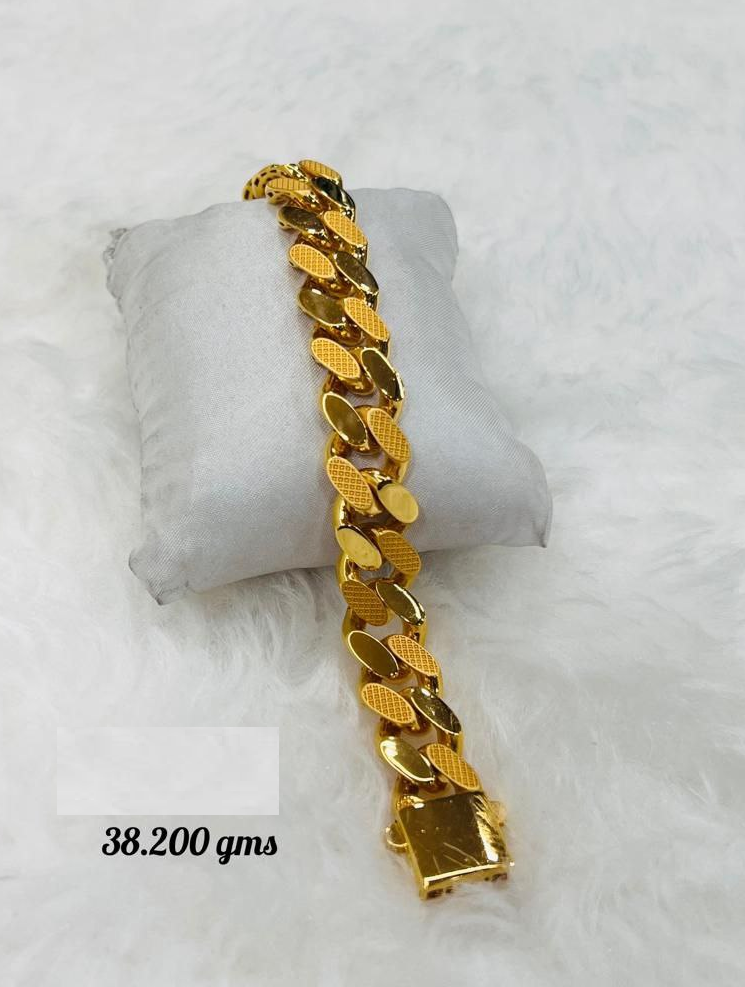 gold chain bracelet designs for men
