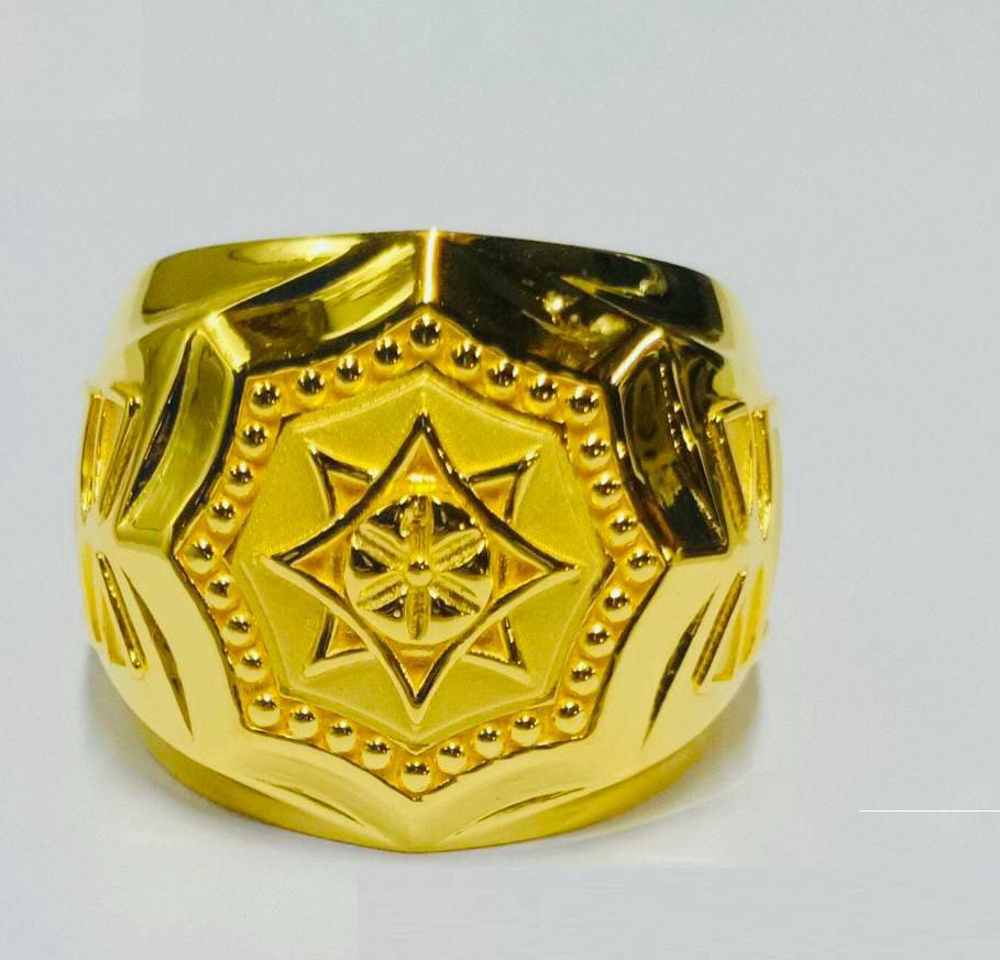 42 cents Natural VVS EF QUALITY CERTIFIED DIAMOND IN 8 gram 18k gold Ring  for Men - Agnigems