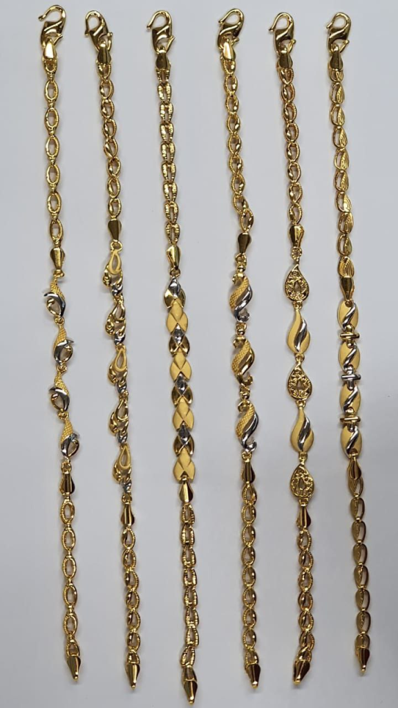 Buy 22Kt Floral Chain Model Gold Bracelet For Women 226VG3574 Online from  Vaibhav Jewellers