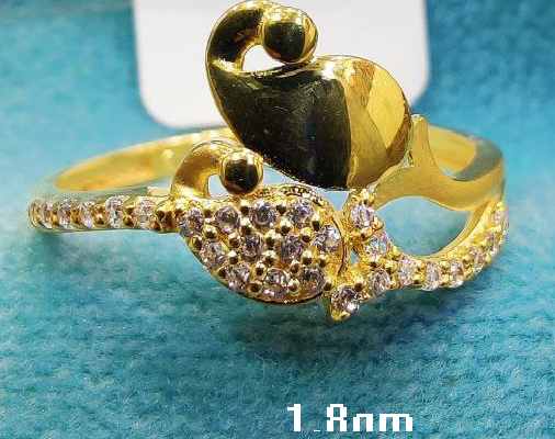 Light Weight Gold Rings Women