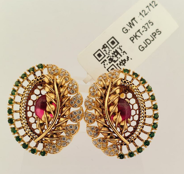 New Fancy Earrings Design Gold