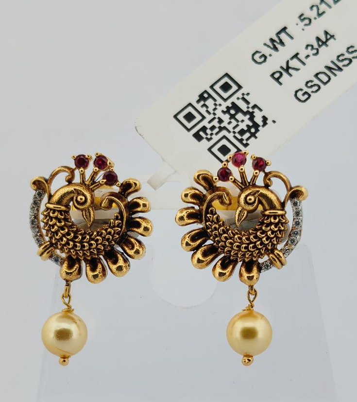 New Fancy Earrings Design Gold