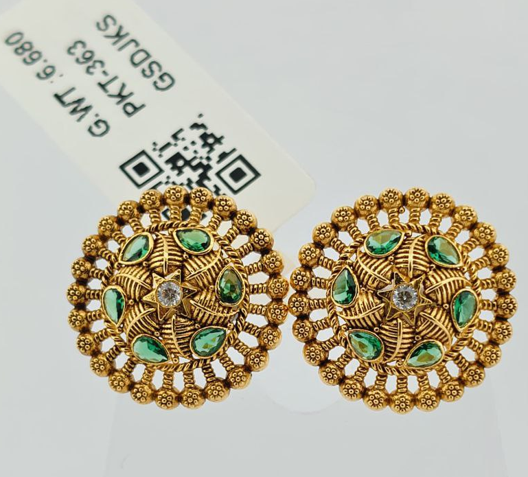 New Fancy Earrings Design Gold