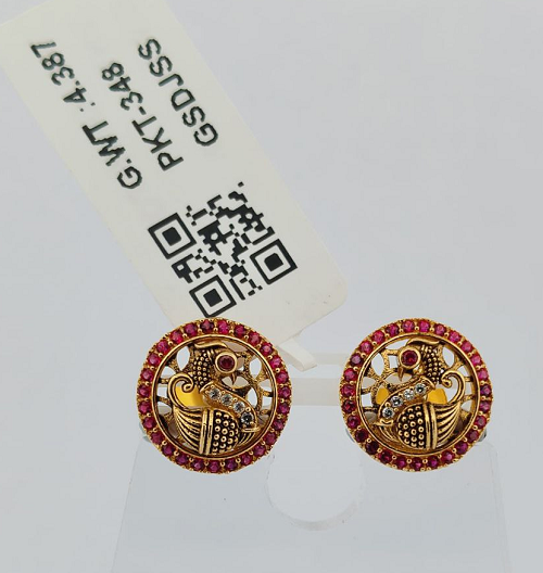 New Fancy Earrings Design Gold