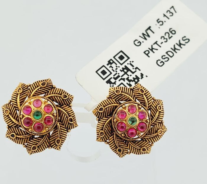 New Fancy Earrings Design Gold