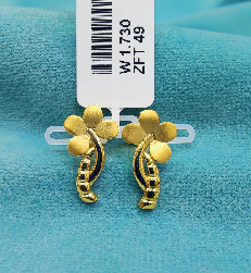 Light Weight Gold Earrings