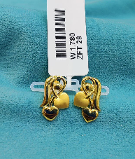 Light Weight Gold Earrings