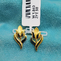 Light Weight Gold Earrings